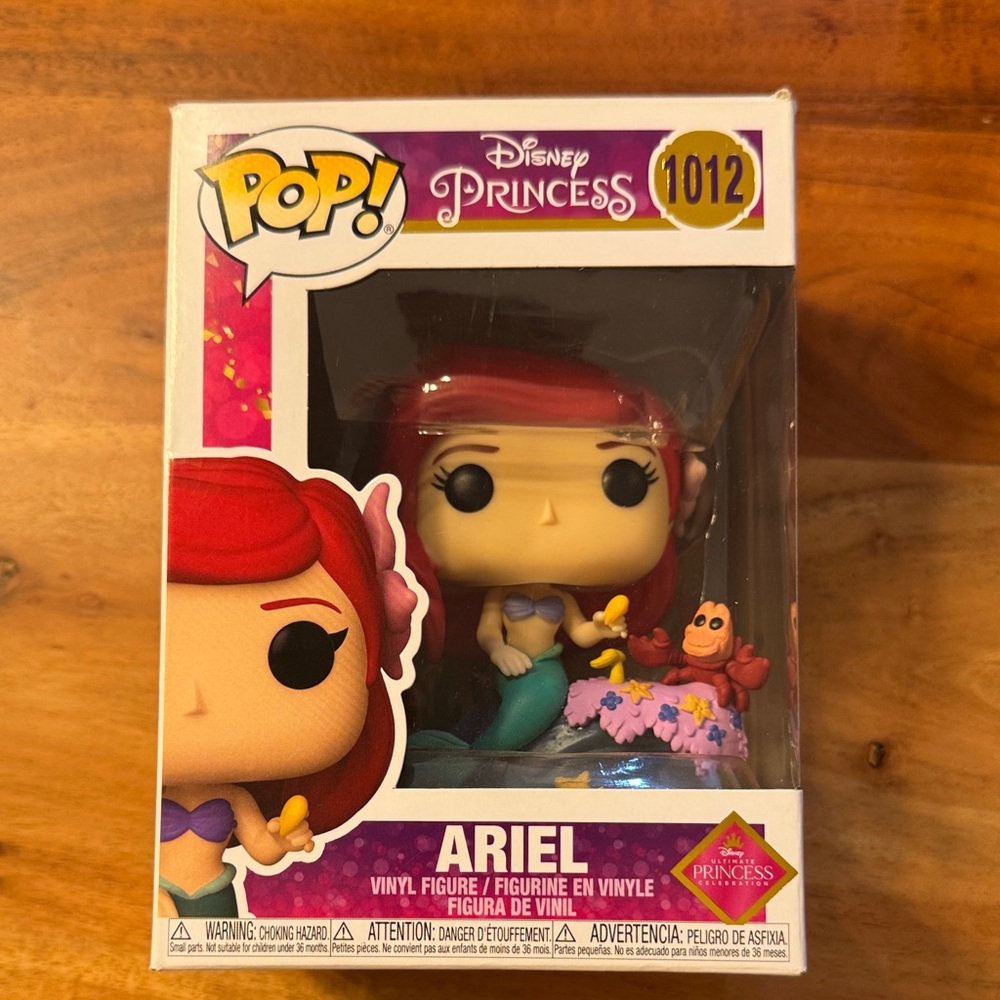 Funko Pop Disney Princess Ariel with Red Hair and Blue Outfit